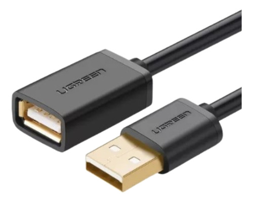 Cable De Extensión Usb 2.0 A Puerto Usb Negro 3m Ugreen Cali