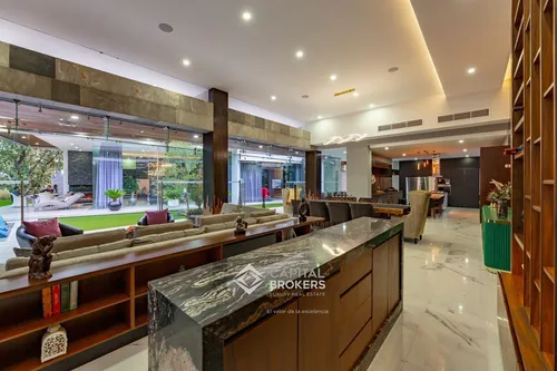 Casa De Una Planta Amueblada Con Alberca En El Palomar Lujo Sur
