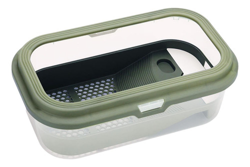 Turtle Tank Aquarium Carrier La Tamaño Verde M Tamaño