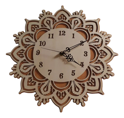 Reloj De Pared Mandala 