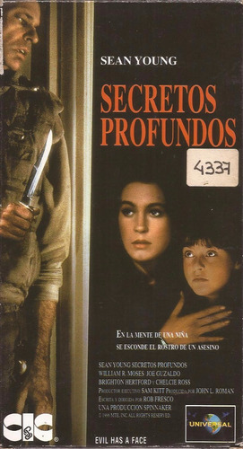 Secretos Profundos Vhs Evil Has A Face 1996 Sean Young