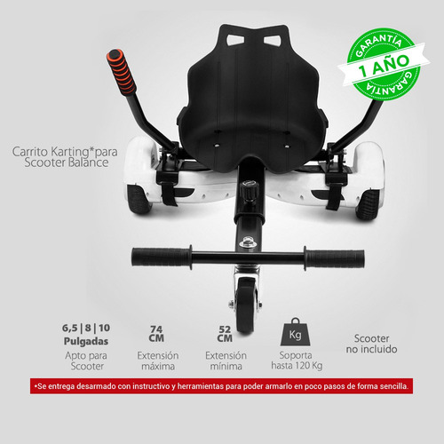 Go Kart Hoverboard Karting Scooter Balance 6,5 8 Y 10