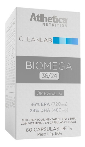 Cleanlab Biomega Tg 36/24 - Ômega 3 - Atlhetica Nutrition