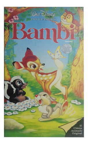 Película Vhs Bambi (1942) Disney Original En Español