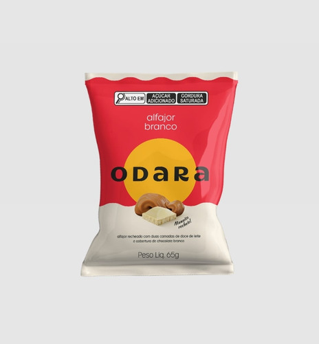 alfajor Odara caixa 65 g 12 u