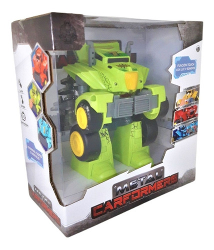 Muñeco Metal Carformers Auto Con Luz Y Sonido - Orion