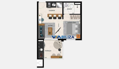 Studio Com 1 Dormitório À Venda, 38 M² Por R$ 377.420,00 - Jardim Flor Da Montanha - Guarulhos/sp - St0021