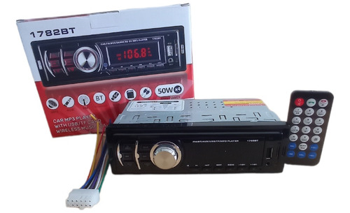 Radio Reproductor 1782bt C/control 50w Bluetooth, Mp3, Usb,