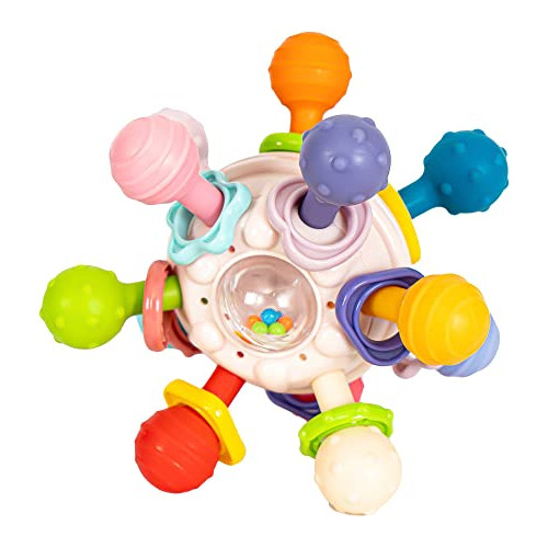 Teethers For Babies 0-6 Months,newborn Sensory Toys,0-3...