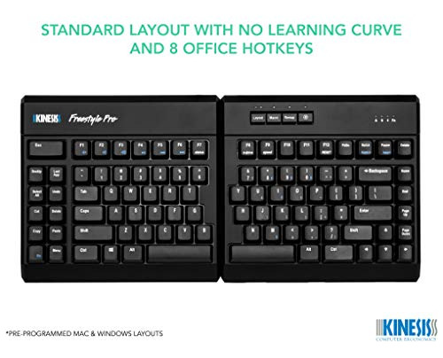 Kinesis Usb-a Freestyle Pro, Silencioso, Ergonómico, Dividid