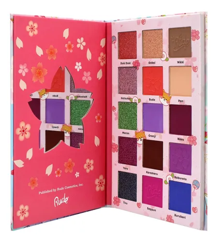 Colección Manga Paleta De Pigmentos Y Sombras Prensados