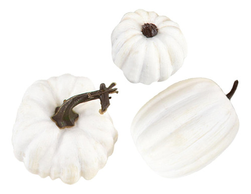 Paquete De 8 Calabazas Artificiales, Varios Tamaños,