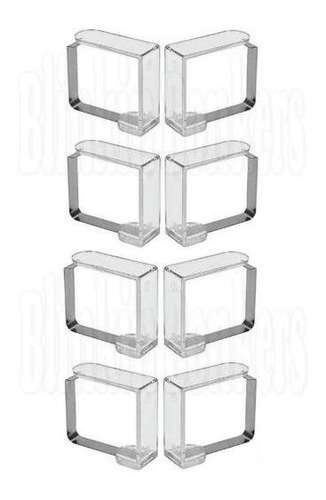 Juego Ganchos Pinzas Metalicos Mantel Paseo Bbq Asado