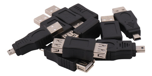 Adaptador De Cambiador F/m Otg De 5 Pines, 10 Unidades, Usb