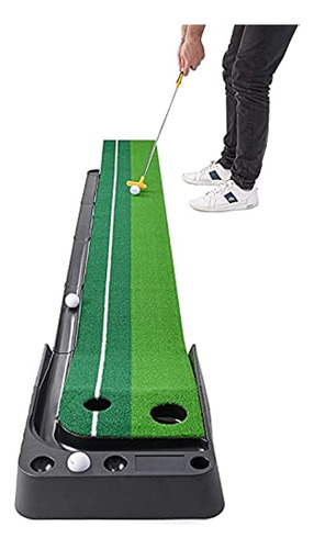 Abco Tech Indoor Golf Putting Green - Tapete Portátil Con Fu