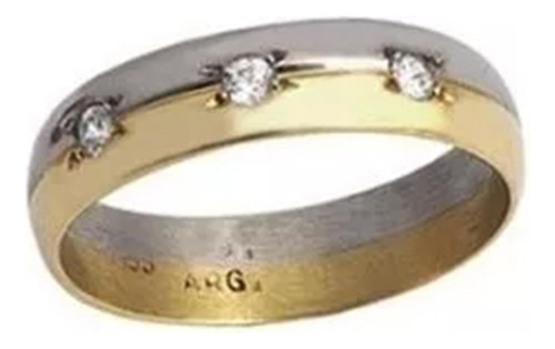 Anillo Compromiso Oro 18k Modelo 3048 Joyeria Esponda