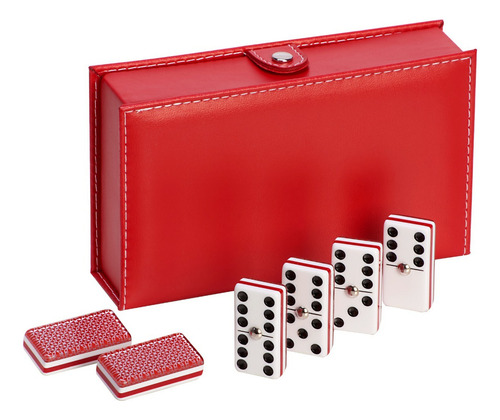 Domino Baraja Rombos Azul / Domino Baraja Rombos Rojo
