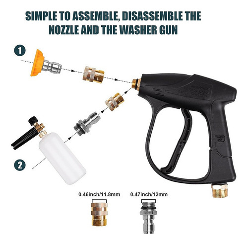 Kit De Pistola Para Lavadora De Alta Pressão