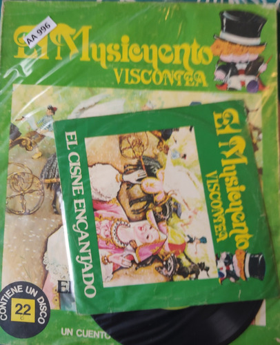 Vinilo Single Del Cuento  El Cisne Encantado Más Libro(aa996