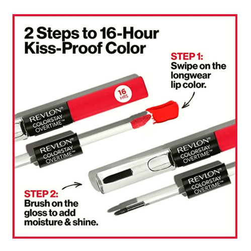 Revlon Colorstay Overtime Lipcolor, Lápiz Labial Líquido