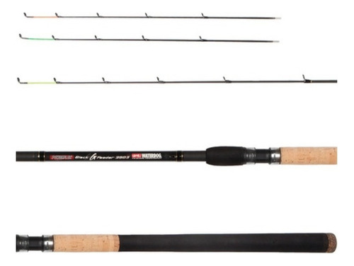 Caña Waterdog Blue G Feeder 420 4 Tr. 3 Punteros Lisa Peje