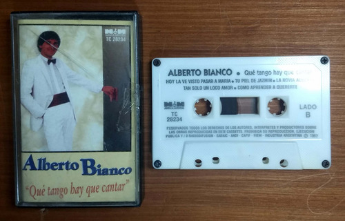 Alberto Bianco Que Tengo Hay Que Cantar Cassette