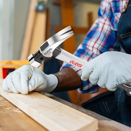 Small Claw Hammer With Handle, Square Head