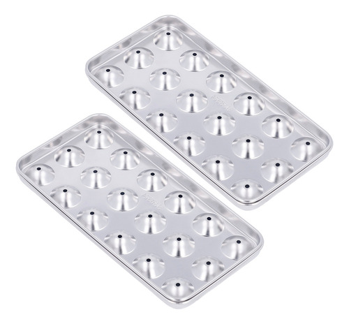 Bandeja De Hielo De Acero Inoxidable 304 Con 18 Rejillas