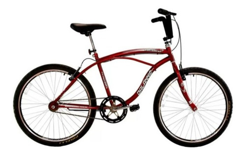 Bicicleta Aro 26 Beach Masculina Vermelho Tamanho Do Quadro 18 \