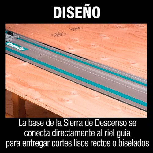 Makita Regla Guía Riel 1.0 Metro Sp6000-dsp600-dsp601