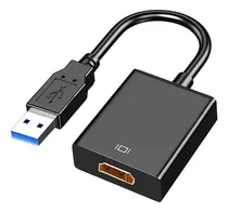 Comprar Convertidor Adaptador Usb 3.0 A Hdmi Cable Full Hd Xtwe 1080p Usbhdmi Negro Convertidor De Audio Y Vídeo Compatible Con Windows Xp 7\u002F8\u002F8.1\u002F10\u002F11