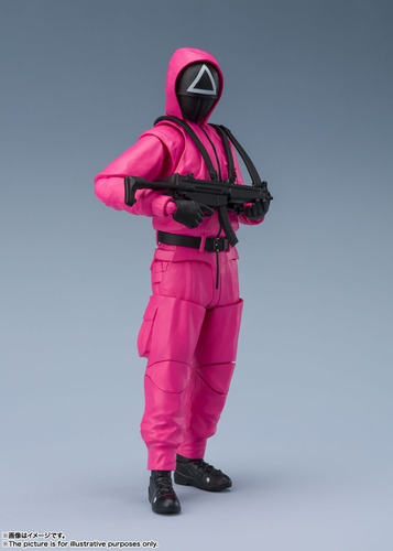 Masked Soldier Squid Game Shfiguarts Juego Del Calamar