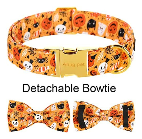 Aring Pet Collar Para Perro Con Lazo-halloween Collar Para P