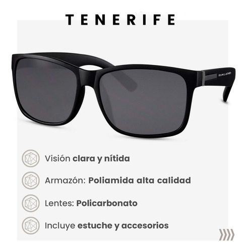 Imagen 4 de 8 de Anteojos Sol Hombre Lentes De Sol Hombres Rimland Tenerife