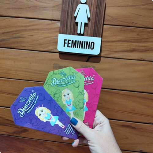 Lenço Umedecido Donzelita Aromatizado 10 Sachês