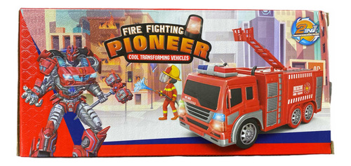 Juguete Camión De Bomberos Transformer