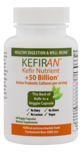 Suplemento Lane Innovative Kefiran Kefiran Kefir Nutrient 60
