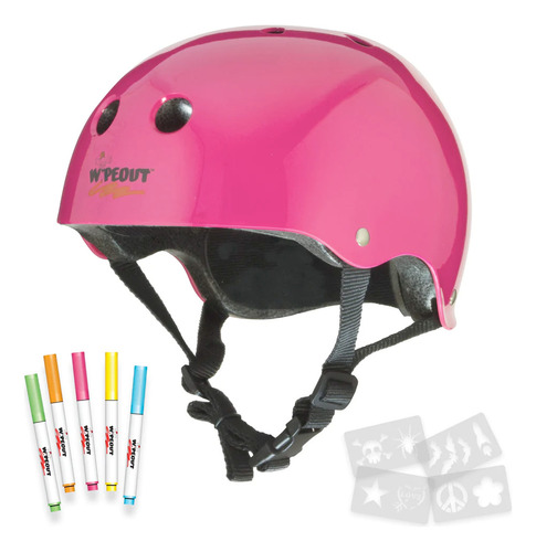 Casco Triple 8 Wipeout Pink Certificado 