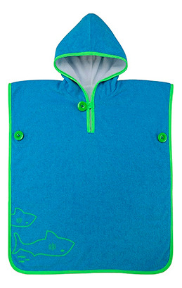 Toalla Poncho C/capucha Aqua Sphere Niños - Tecnobox