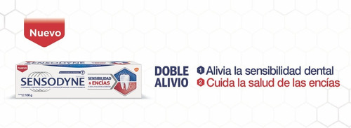 Imagen 2 de 7 de Sensodyne Sensibilidad Y Encías 100g - Doble Alivio