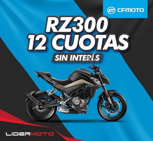 Imagen 1 de 16 de Nueva Cfmoto Rz 300 By Zanella  Lidermoto San Justo Cf Moto