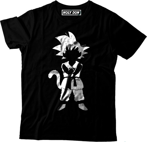 Playera Negra Anime Dragon Ball Goku Niño Hombre- Dama