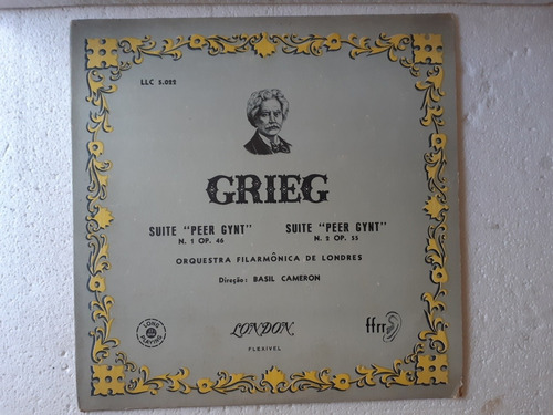 Disco Lp Grieg / Suite Peer Gynt / Orq Filarm. De Londres 