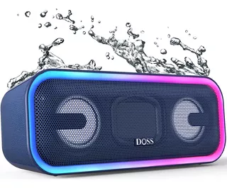 Parlante Doss Soundbox Pro+ Bt Resistente Al Agua Azul