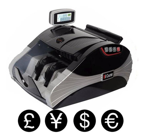Contadora De Billetes Máquina Detector Falsos Envios 200bill