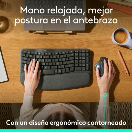 Logitech Ergo M575s Mouse Inalámbrico Con Trackball, Mouse
