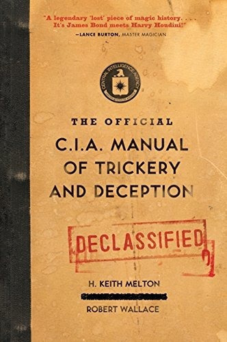 Book : The Official Cia Manual Of Trickery And Deception