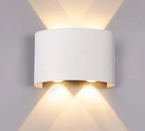 Lámpara LED integrada Lumier White de dos haces