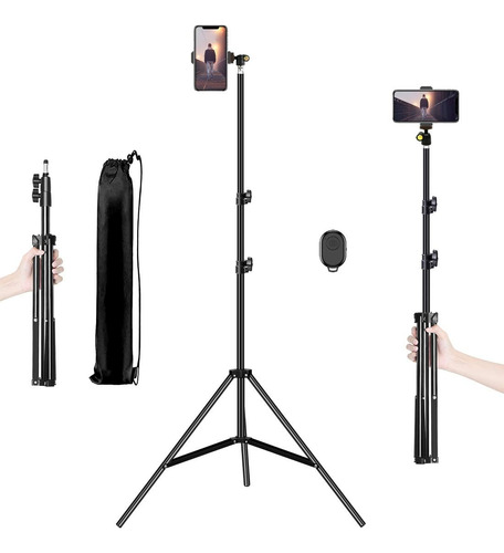 Tripode Rotation 360 1.65 Metros For Celular + Control