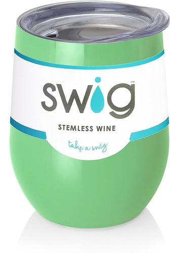 Mint Swig Wine Tumbler